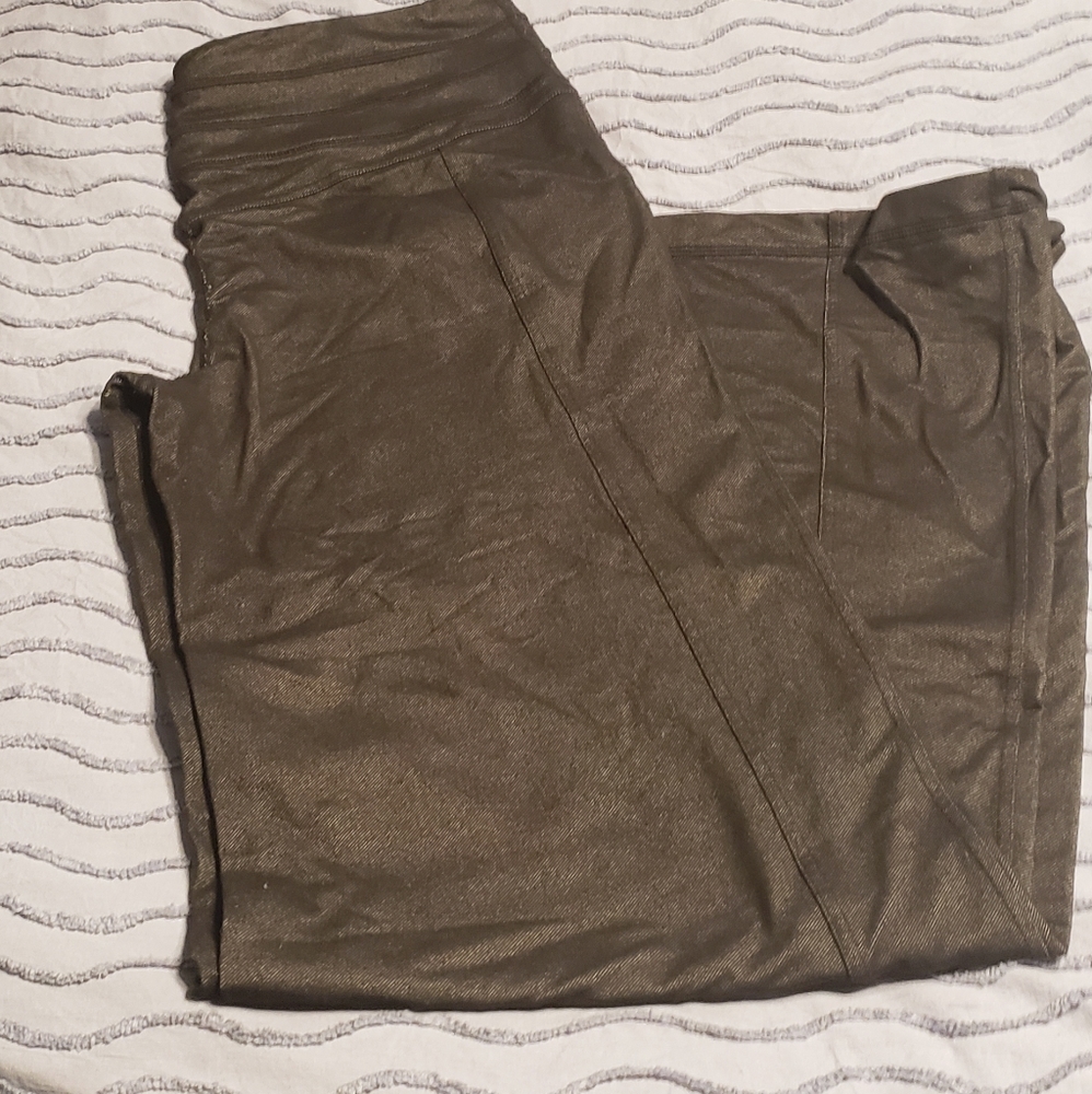 Charcoal wide leg pants